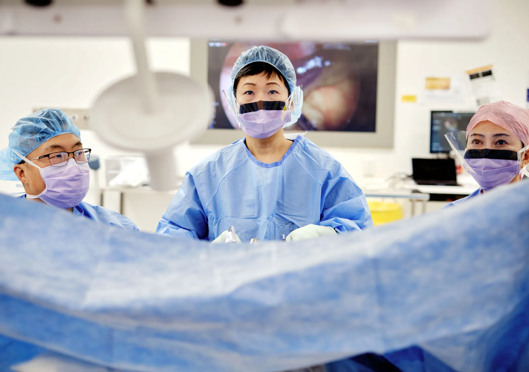 Meridian surgical team in theatre
